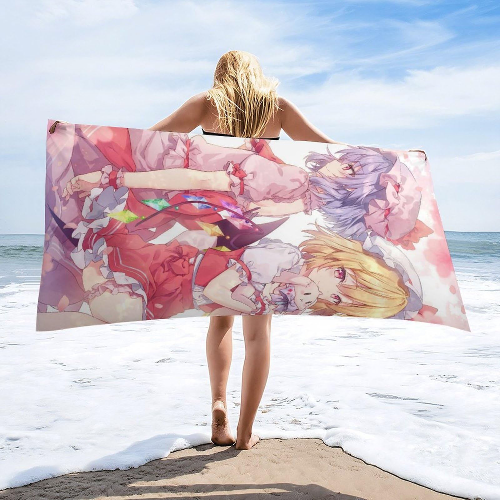 Amazon｜バスタオル 東方シリーズ フランドール レミリア 大判 160